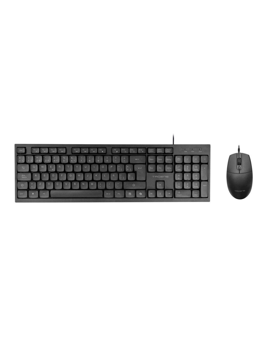 TACENS ANIMA ACP02ES — Teclado y mouse USB, 1600 DPI