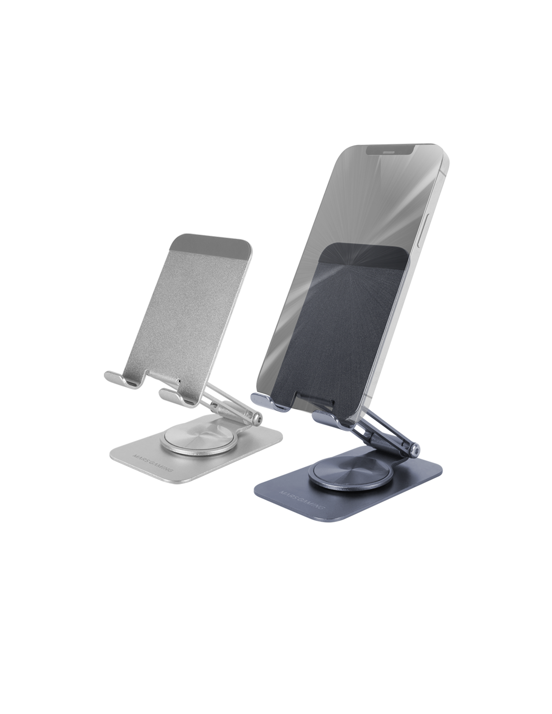 MARS GAMING MA-RSSW — Soporte smartphone plegable 360° ajuste altura