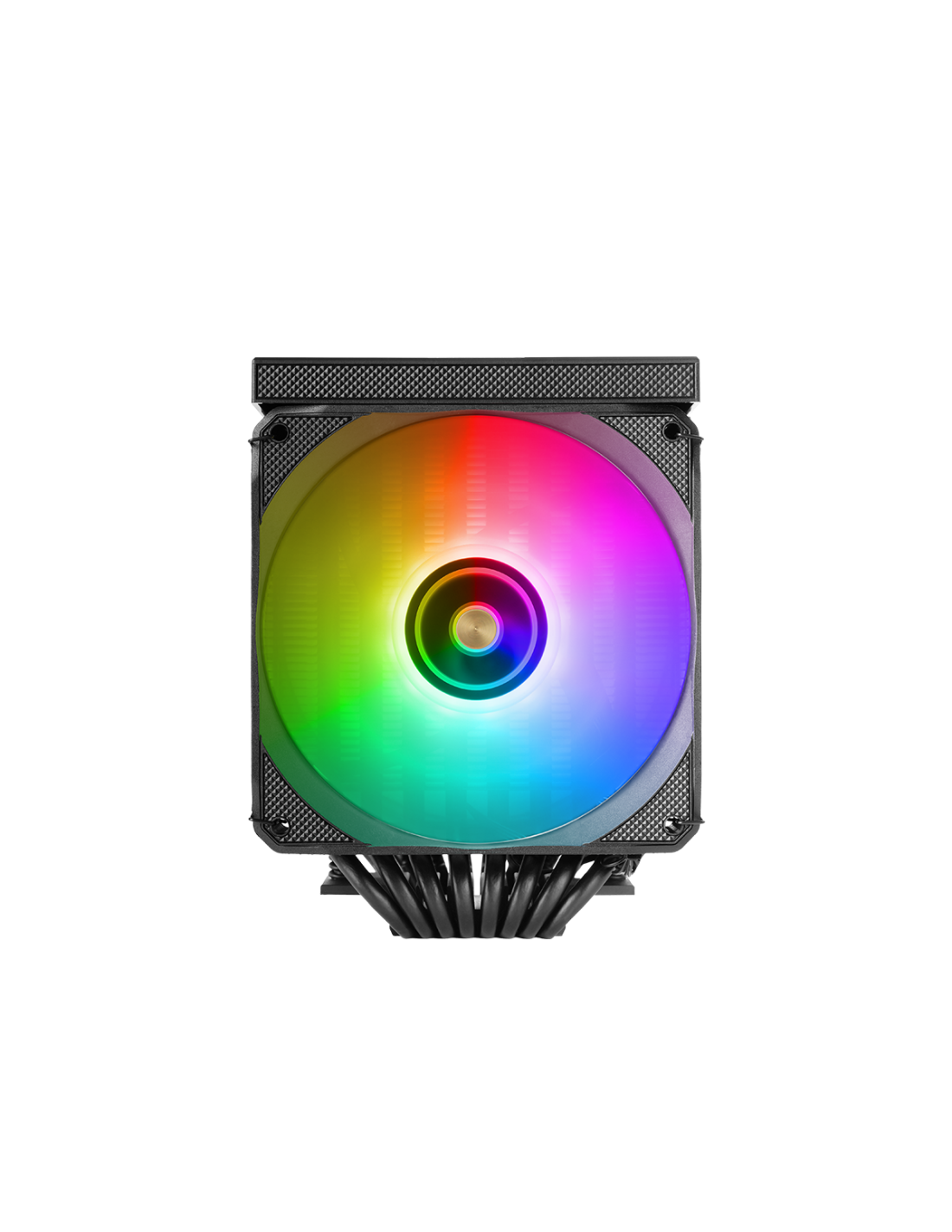 MARS GAMING MCPULCDPROW — Disipador CPU doble torre 380W con pantalla LCD ARGB — vista detalle 1