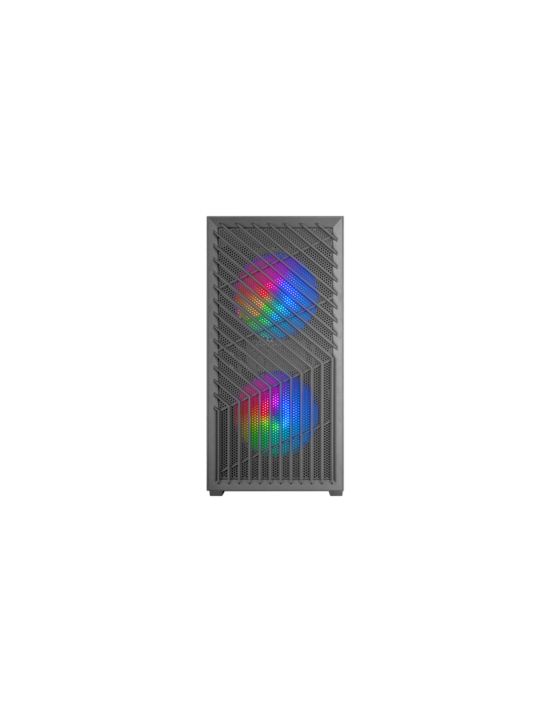 Caja Microatx Gaming Mcvortexw Cristal Templado Frontal MESH GPU 273mm 1x3.5 2x2.5 Blanco FRGB — vista detalle 1