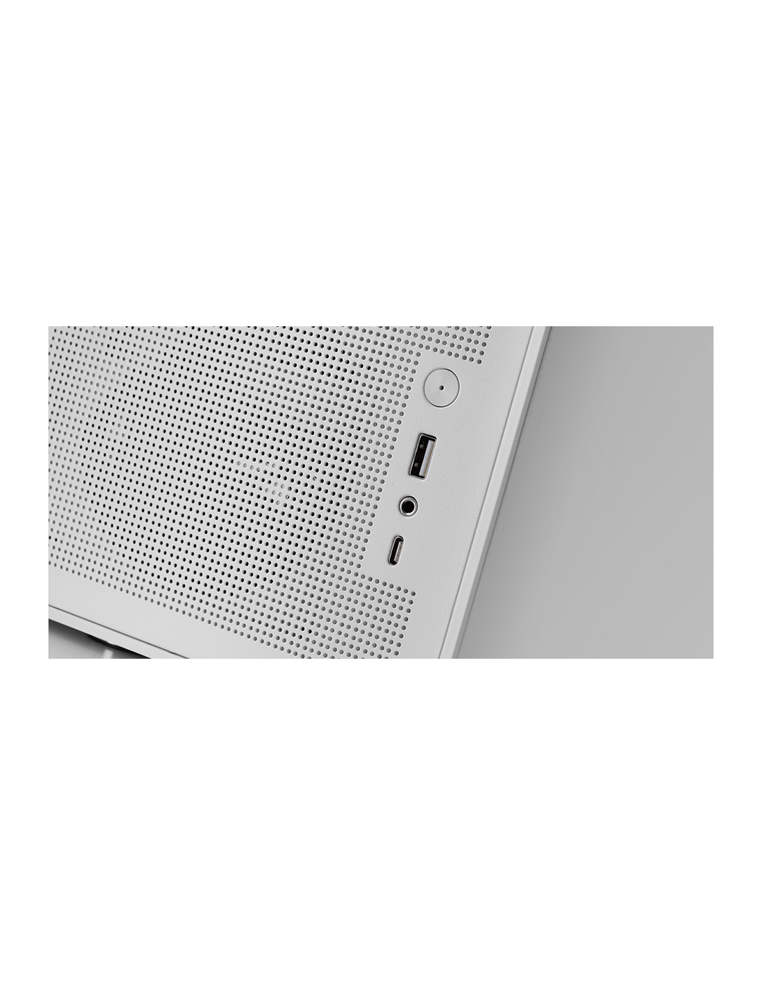 Caja Microatx Mcxprow MESH 360 GPU 280-360mm 1x3.5 2x2.5 Blanco Compatible ATX/SFX — vista detalle 2