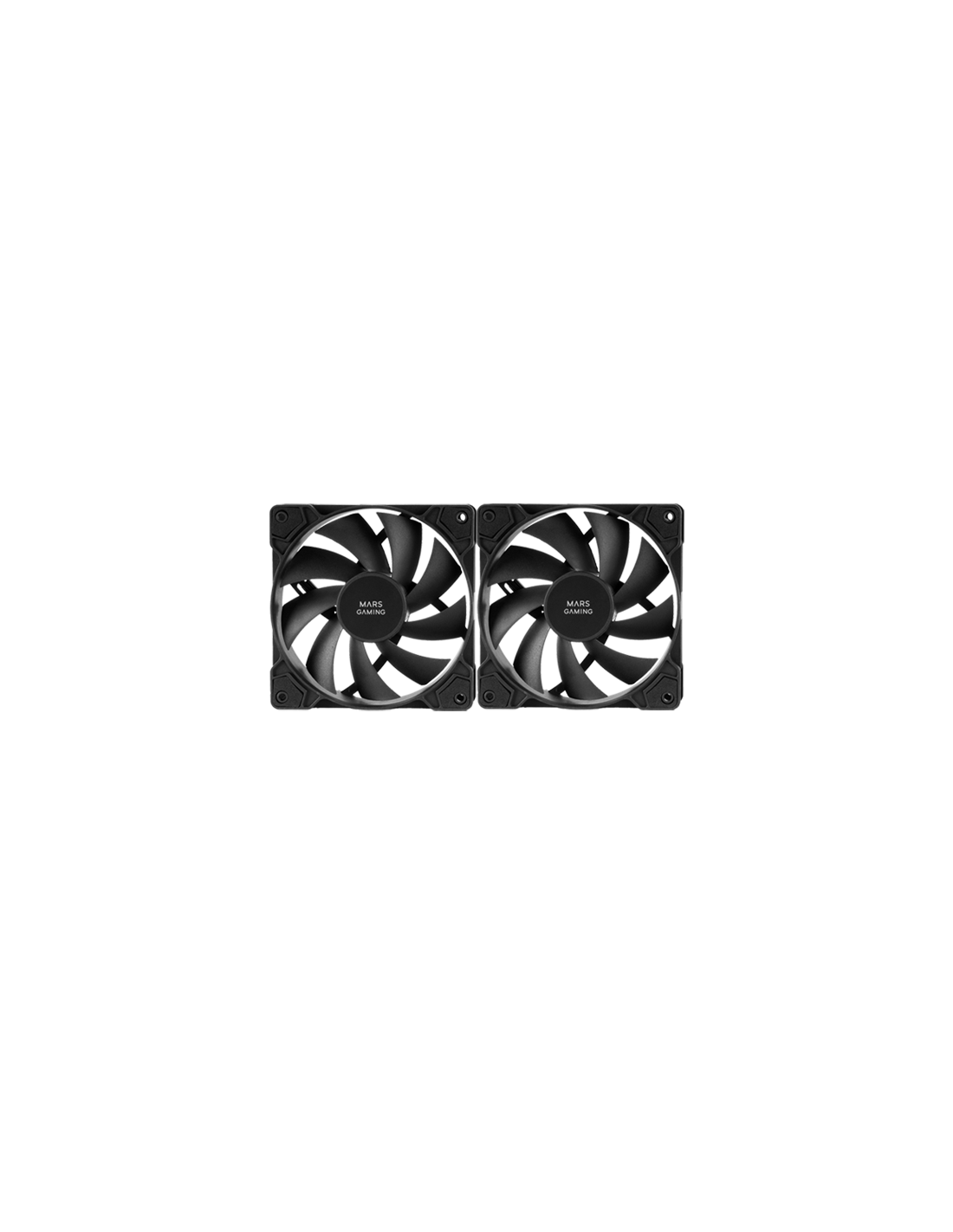 Kit 2xVENTILADOR Interno MF-PWMX2 White Rodamientos de Fluido Dinamico Sistema PWM 2