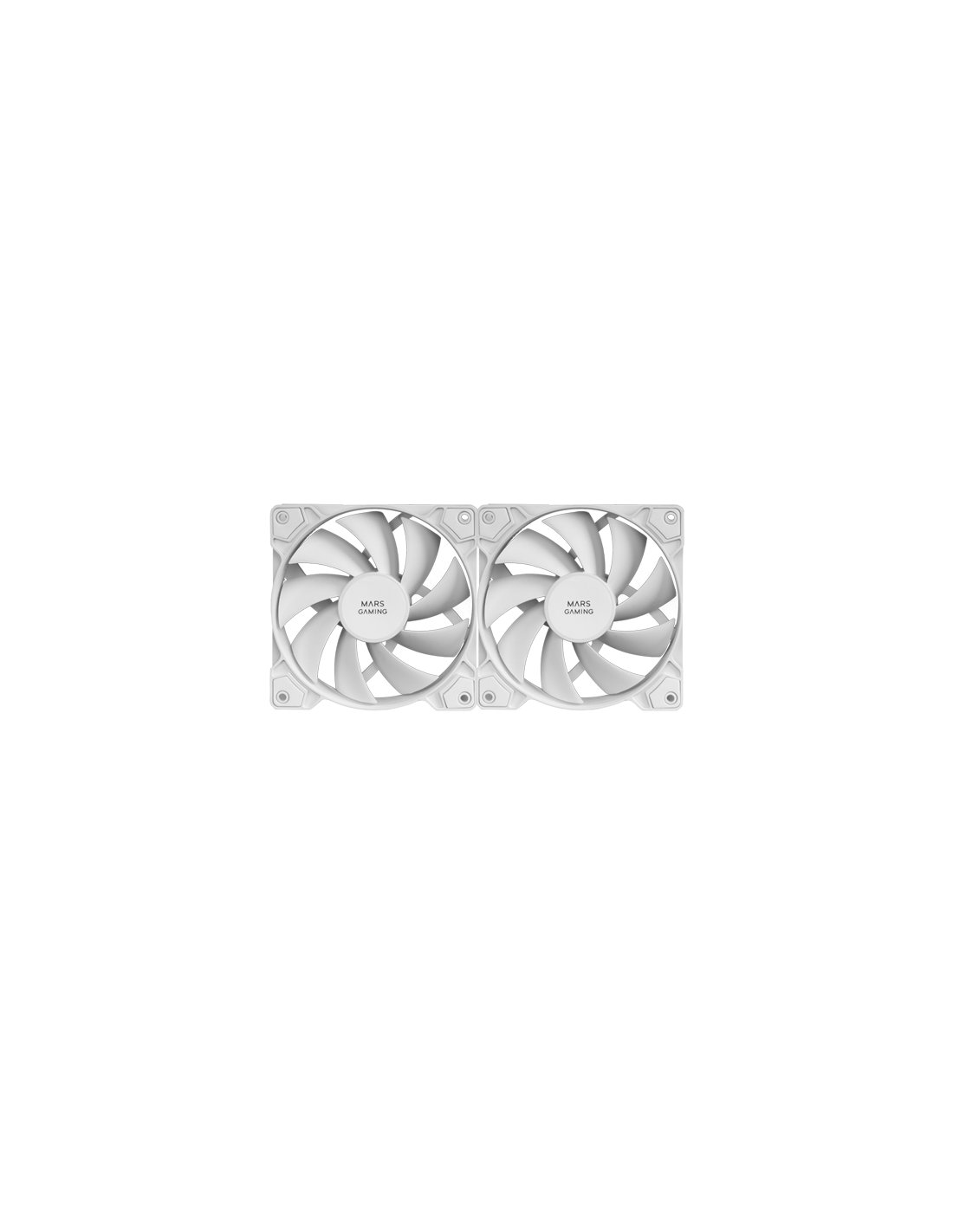 Kit 2xVENTILADOR Interno MF-PWMX2 White Rodamientos de Fluido Dinamico Sistema PWM 3