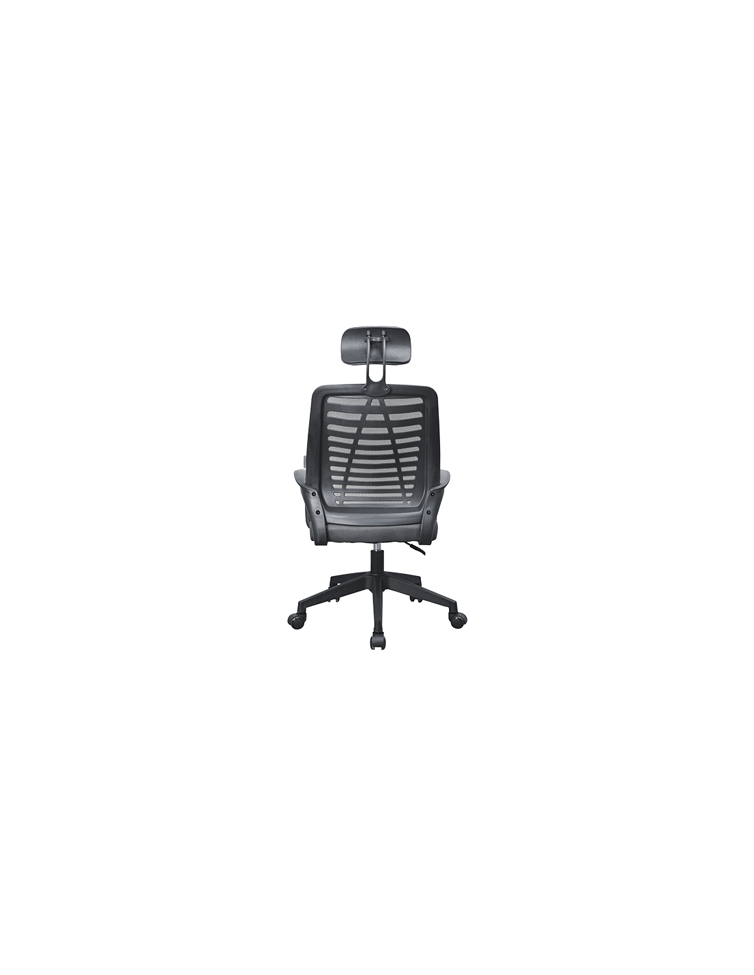 Silla Ergonomica Mgcergobbgr Gris Respaldo en Malla Transpirable Reposacabezas Ajustable — vista detalle 2