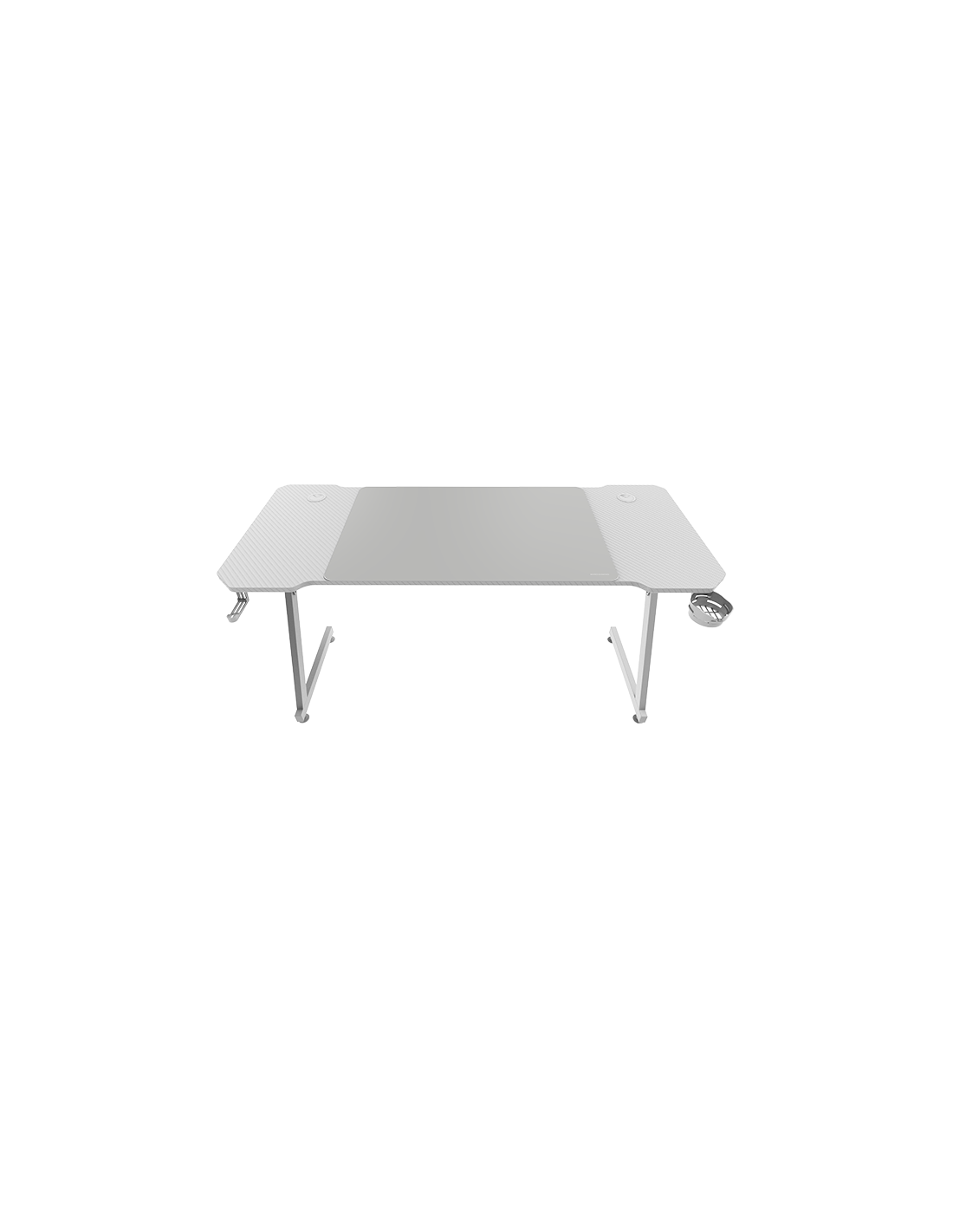 Mesa MGD X140 Chasis de Acero Tablero Blanco 140x60 Diseño Fibra Carbono ALF. XXL — vista detalle 2