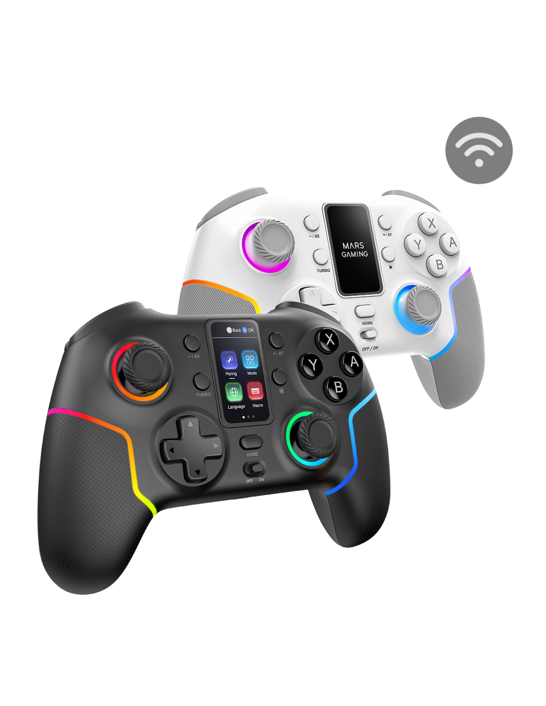 Mars Gaming MGPV3W — Gamepad Bluetooth multiplataforma con Hall Effect