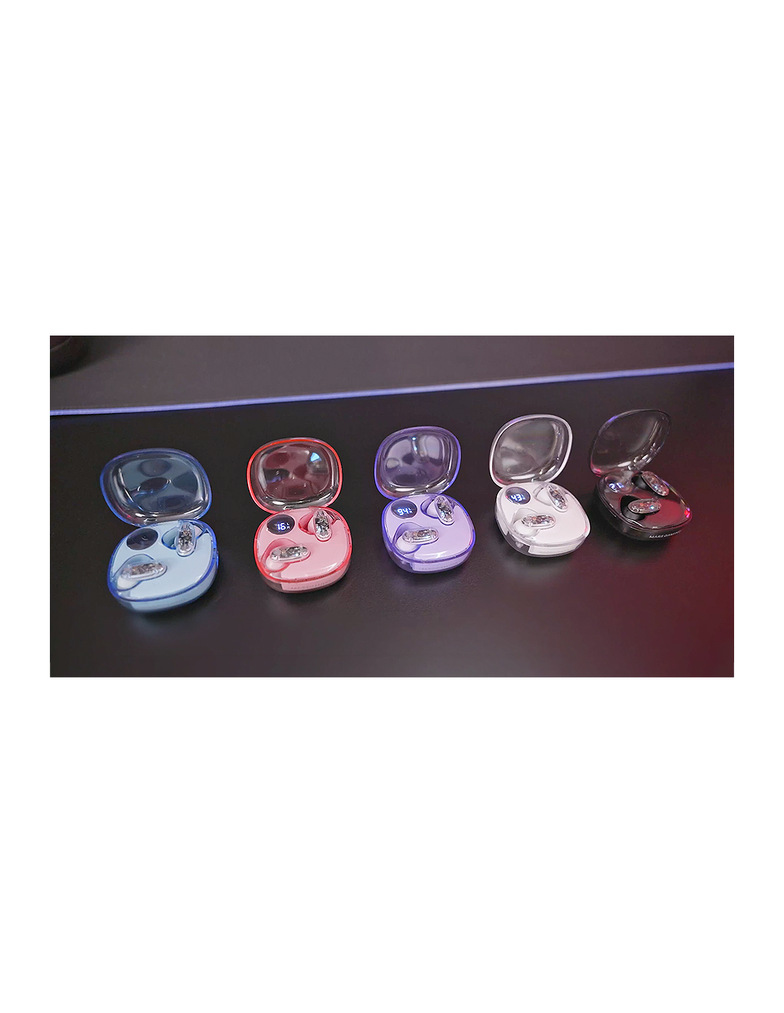 Auricular Intrauditivo Bluetooth MHIB2 BT5.1 TWS Estuche 24h BAT. Rosa — vista detalle 1