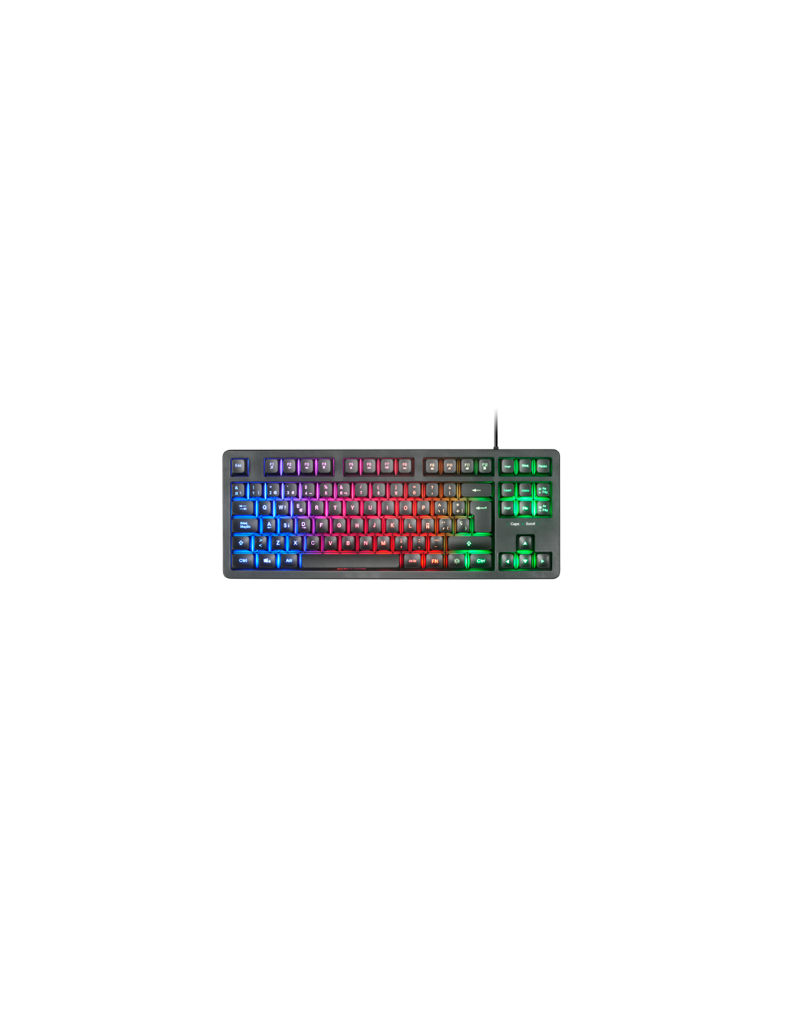MARS GAMING MK023 — Teclado Gaming Mecánico Compacto RGB 2