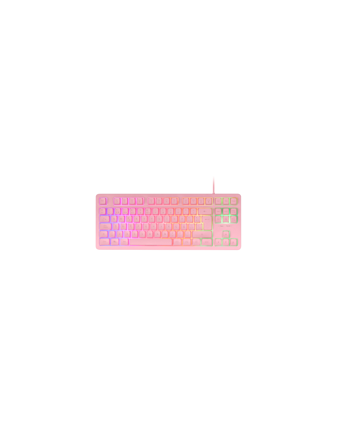MARS GAMING MK023 — Teclado Gaming Mecánico Compacto RGB 3