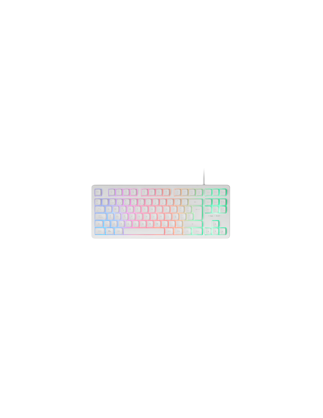 MARS GAMING MK023 — Teclado Gaming Mecánico Compacto RGB 4