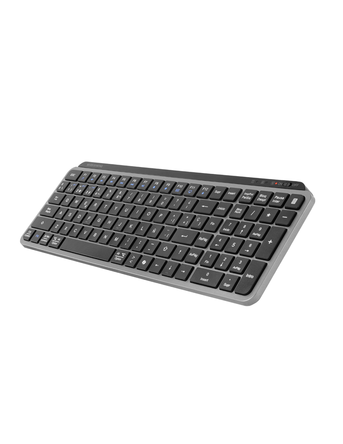 Teclado Wireless Bluetooth Mksilenkeyswpt Copilot 200H Portugues Blanco — vista detalle 2