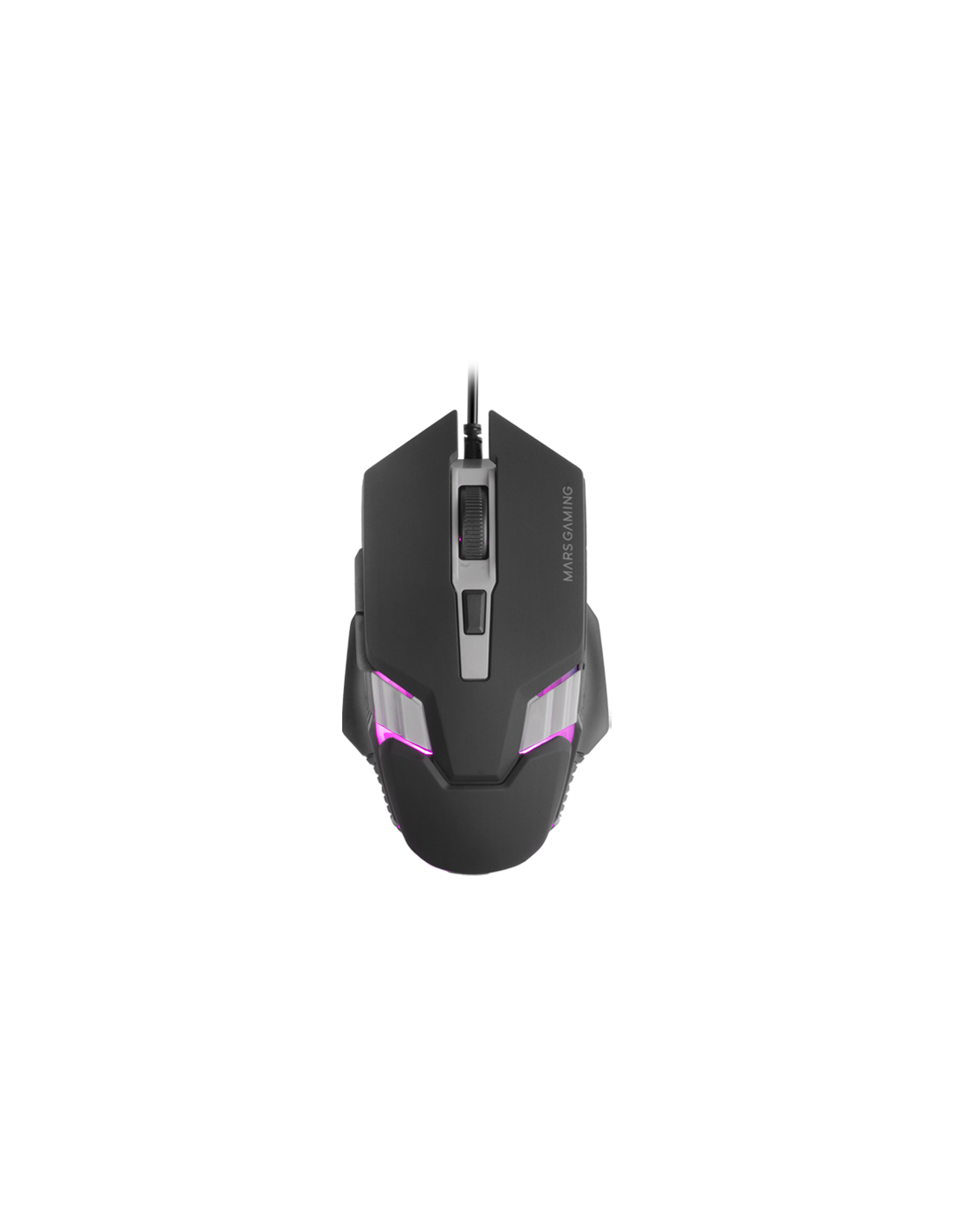 Mouse MM024W RGB FLOW 4000 DPI Ajustable 6 Botones Mecanicos Huano Color Blanco 2