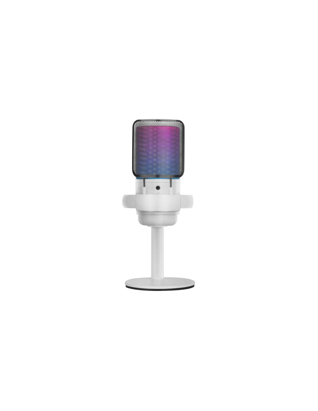 Micrófono de Estudio Profesional Mmicsew Blanco ADC 196KHz 24 Bits USB-A/USB-C Iluminacion ARGB Control de Volumen y MUTE — vista detalle 2