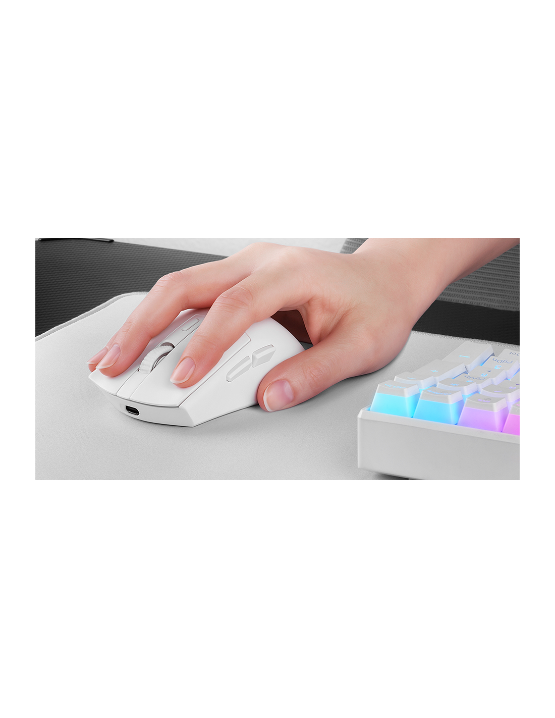 MARS GAMING MMT3 — Ratón inalámbrico RGB, 14400 DPI y carga magnética — vista detalle 1