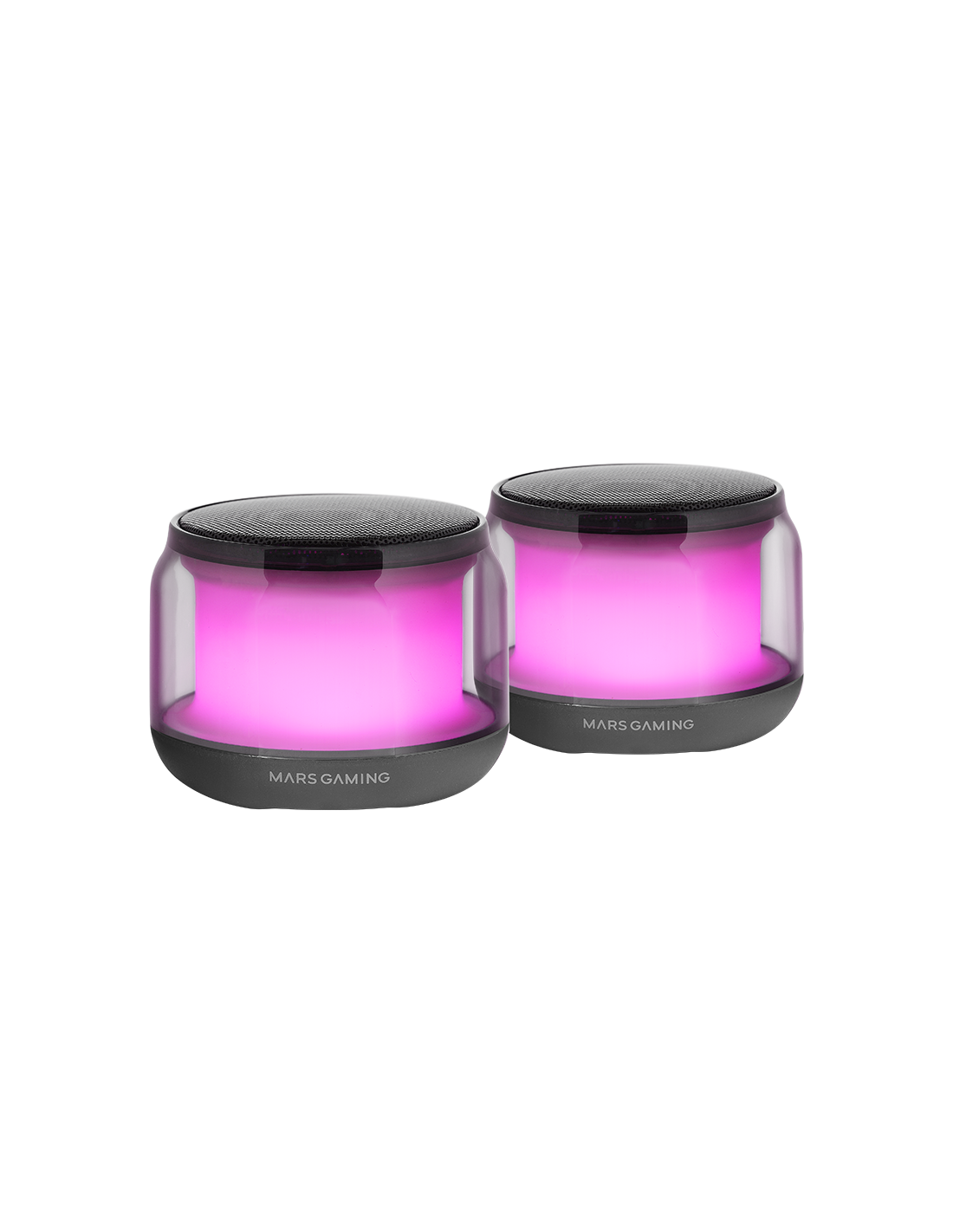 MARS GAMING MS-AURA WHITE — Altavoz Bluetooth 360º RGB 15W