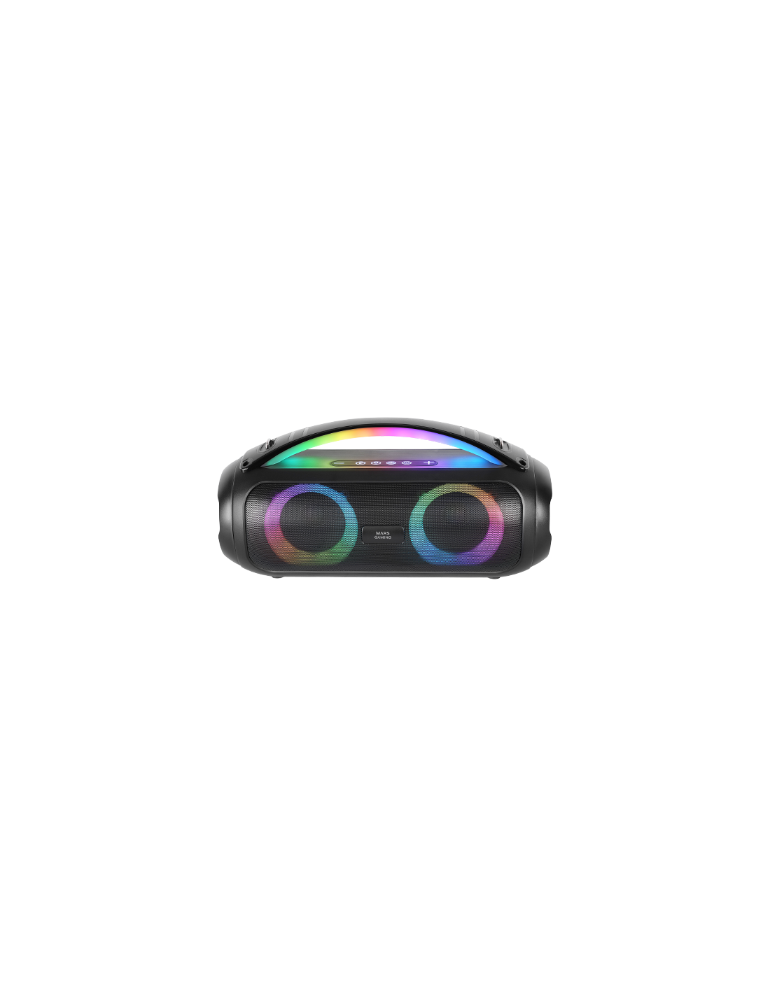 Altavoz Bluetooth Portable Mspulsew Blanco 50W Ultrabass RGB BAT. 8h BT USB AUX FM Microsd — vista detalle 1