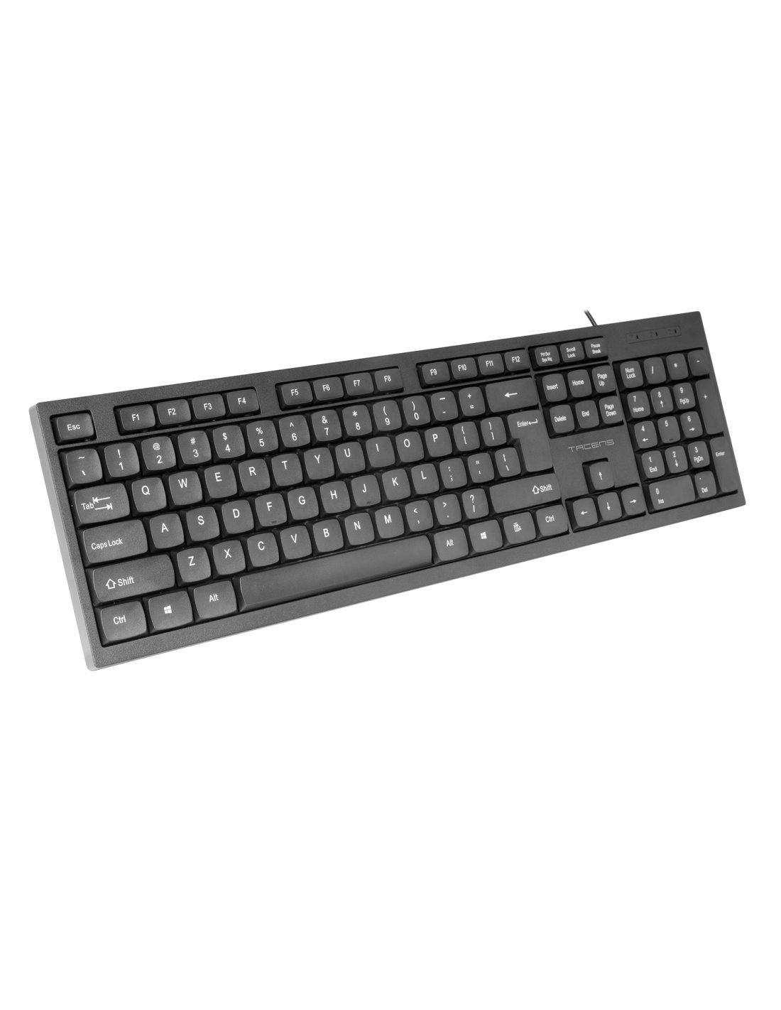 Teclado Anima AK02US USB Silencioso Perfil bajo Copilot AI Compatible PC/MAC Negro Ingles US — vista detalle 1